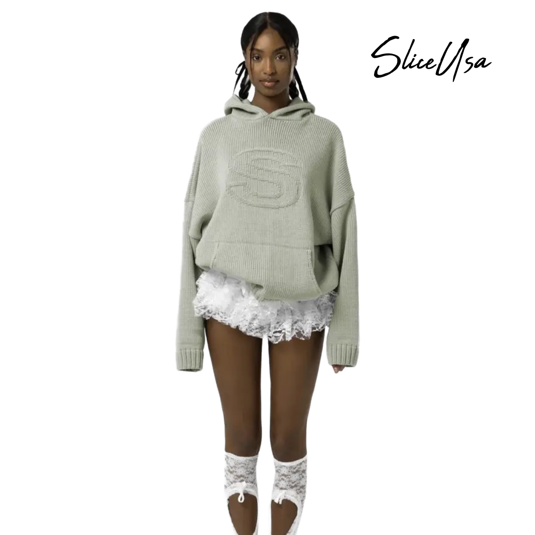 *Knitted* Overhead Hoodie