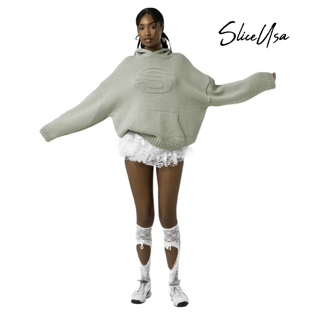 *Knitted* Overhead Hoodie