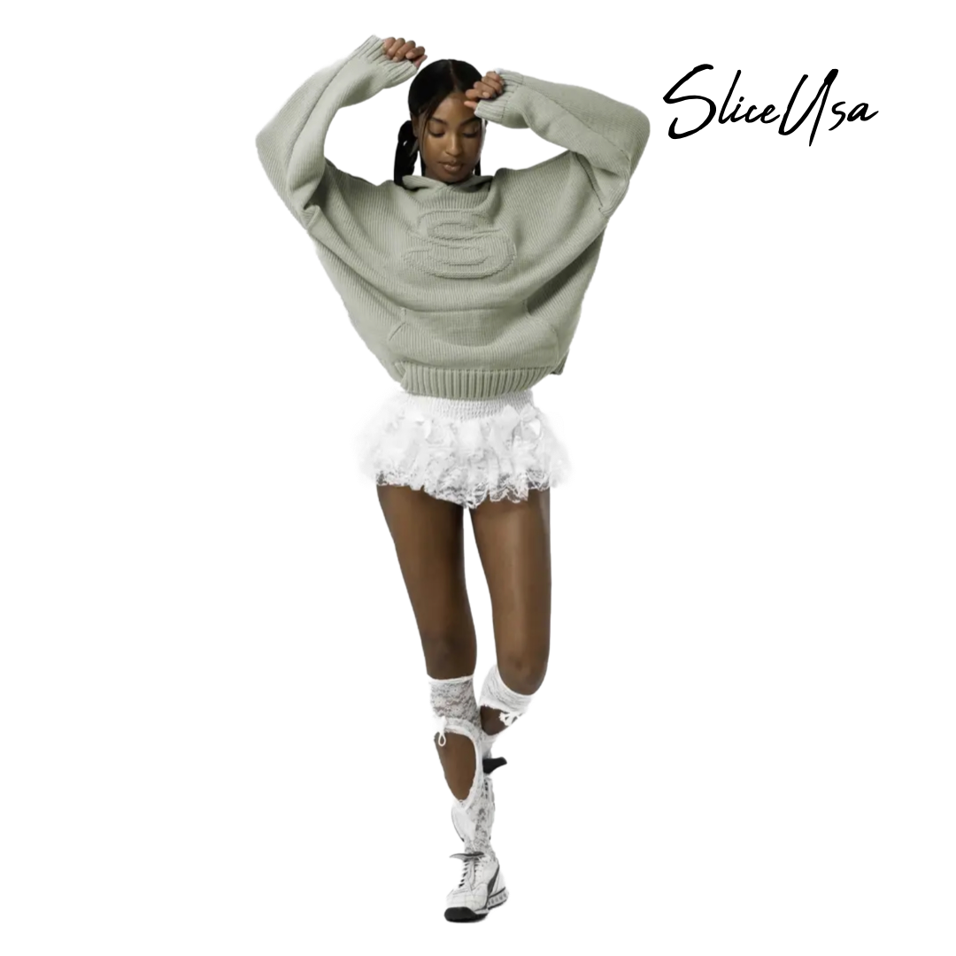 *Knitted* Overhead Hoodie