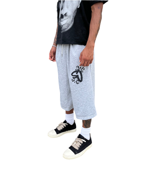 *SU* Box Logo Fleece Shorts